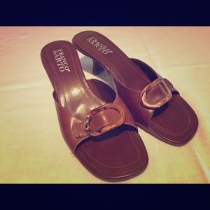 Heeled Franco Sarto sandal. Size 9